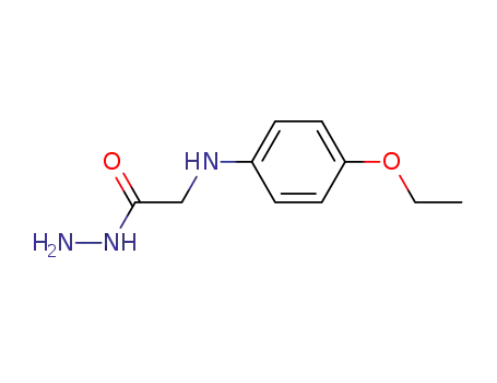 Molecular Structure of 100133-39-9 (2-(4-ETHOXYANILINO)ACETOHYDRAZIDE)