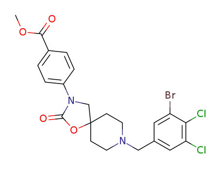 methyl 4-[8-(3-bromo-4,5-dichlorobenzyl)-2-oxo-1-oxa-3,8-diazaspiro[4.5]dec-3-yl]benzoate