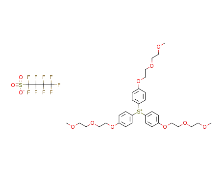 tris(4-(2-(2-methoxyethoxy)ethoxy)phenyl)sulfonium 1,1,2,2,3,3,4,4,4-nonafluorobutane-1-sulfonate
