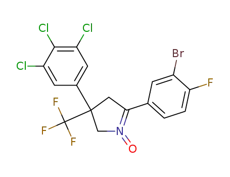 5-(3-bromo-4-fluorophenyl)-3-(3,4,5-trichlorophenyl)-3-(trifluoromethyl)-3,4-dihydro-2H-pyrrole 1-oxide