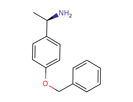 Molecular Structure of 703402-21-5 (Benzenemethanamine,a-methyl-4-(phenylmethoxy)-, (aR))