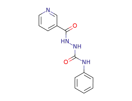 3-Pyridinecarboxylic acid, 2-[(phenylamino)carbonyl]hydrazide