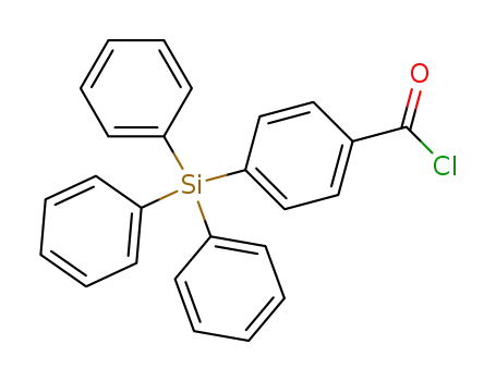 Molecular Structure of 18821-85-7 (4-triphenylsilanylbenzoyl chloride)