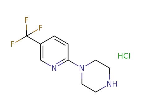 Molecular Structure of 120298-11-5 (1-(5-TRIFLUOROMETHYL-PYRIDIN-2-YL)-PIPERAZINE DIHYDROCHLORIDE)