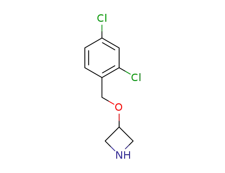 Molecular Structure of 1220038-75-4 (3-[(2,4-dichlorophenyl)methoxy]azetidine)