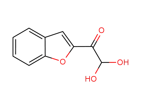 Molecular Structure of 131922-15-1 (2-BENZOFURANYLGLYOXAL HYDRATE)