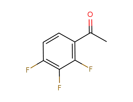 Molecular Structure of 243448-15-9 (Ethanone,1-(2,3,4-trifluorophenyl)-)