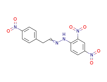Molecular Structure of 3756-36-3 (4-nitrophenylacetaldehyde 2,4-dinitrophenylhydrazone)