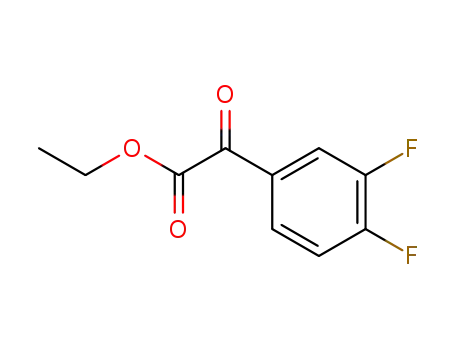 Molecular Structure of 73790-05-3 (ETHYL 3,4-DIFLUOROBENZOYLFORMATE)