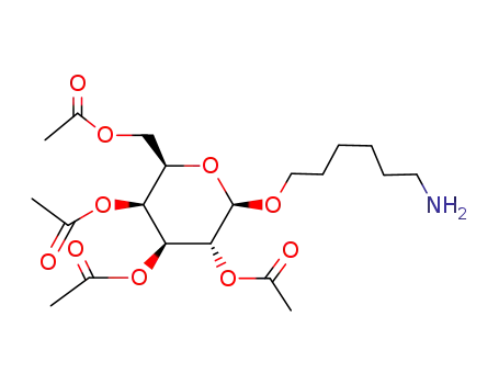 6-aminohexyl-(2,3,4,6-tetra-O-acetyl)-β-D-galactopyranoside