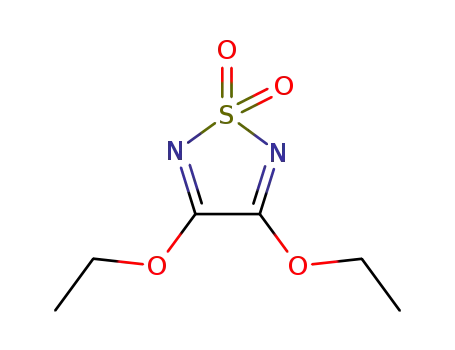 Molecular Structure of 55904-84-2 (3,4-diethoxy-1,2,5-thiadiazole-1,1-dioxide)