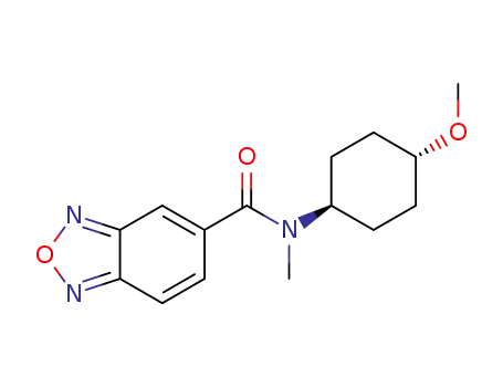 N-(trans-4-methoxycyclohexyl)-N-methyl-2,1,3-benzoxadiazole-5-carboxamide