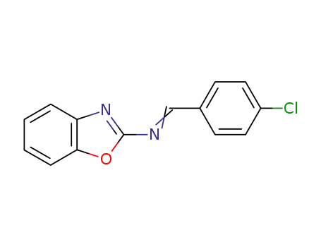 Benzooxazol-2-yl-[1-(4-chloro-phenyl)-meth-(E)-ylidene]-amine