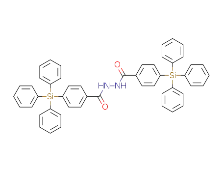 Molecular Structure of 1401334-69-7 (4-(triphenylsilyl)-N'-(4-(triphenylsilyl)benzoyl)benzohydrazide)