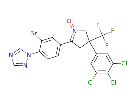 1-{2-bromo-4-[1-oxide-3-(3,4,5-trichlorophenyl)-3-(trifluoromethyl)-3,4-dihydro-2H-pyrrol-5-yl]phenyl}-1H-1,2,4-triazole