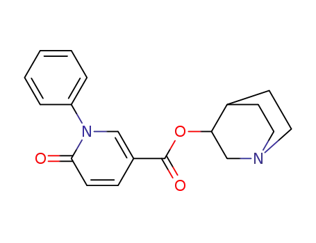 (1-azabicyclo[2.2.2]octan-3-yl)-6-oxo-1-phenyl-3-pyridinecarboxylate
