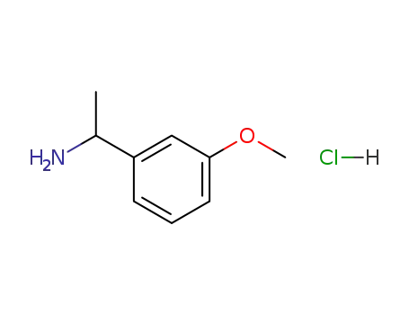 Molecular Structure of 854184-18-2 (1-(3-Methoxyphenyl)ethylaMine Hydrochloride)