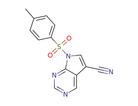 7-tosyl-7H-pyrrolo[2,3-d]pyrimidine-5-carbonitrile