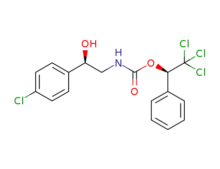 (R)-2,2,2-trichloro-1-phenylethyl (R)-2-(4-chlorophenyl)-2-hydroxyethylcarbamate