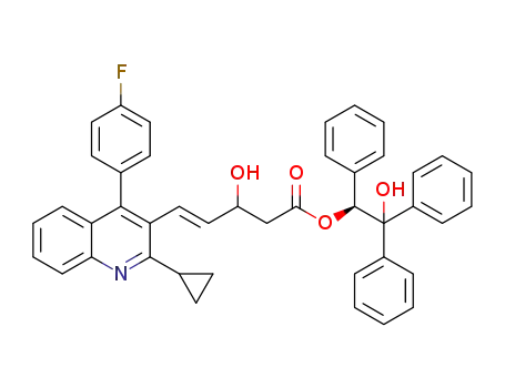 (1S)-2-hydroxy-1,2,2-triphenylethyl (4E)-5-[2-cyclopropyl-4-(4-fluorophenyl)quinoline-3-yl]-3-hydroxy-4-pentenoate