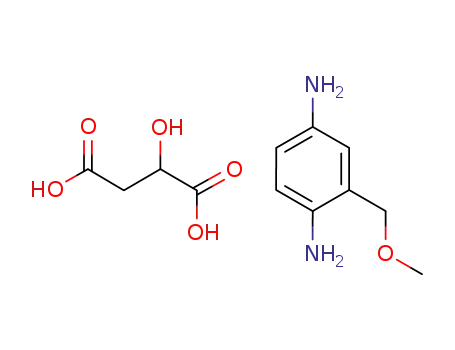 2-methoxymethyl-1,4-benzenediamine malic acid