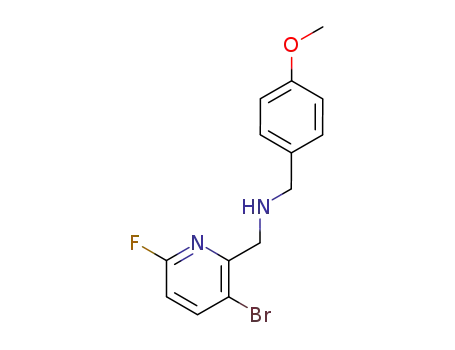 (3-bromo-6-fluoro-pyridin-2-ylmethyl)-(4-methoxy-benzyl)-amine