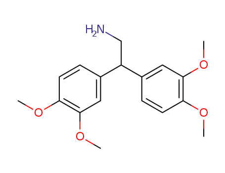 Molecular Structure of 87519-61-7 (2,2-bis(3,4-dimethoxyphenyl)ethanamine)