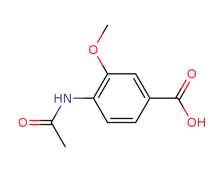 Benzoic acid, 4-(acetylamino)-3-methoxy-