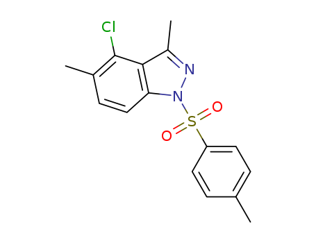 4-chloro-3,5-dimethyl-1-tosyl-1H-indazole