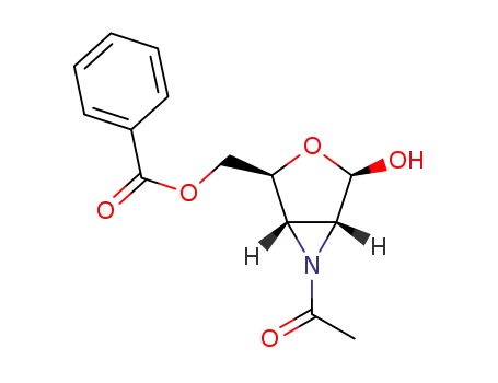 N-acetyl-2,3-aziridino-5-O-benzoyl-2,3-dideoxy-d-ribofuranose