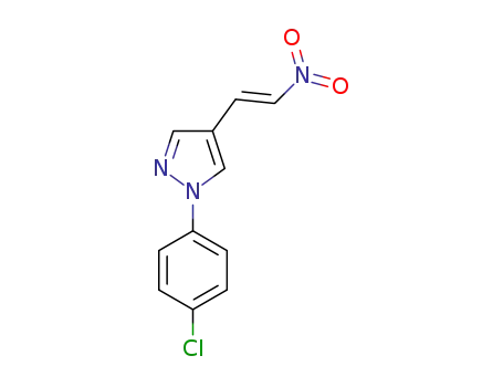 (E)-1-(4-chlorophenyl)-4-(2-nitrovinyl)-1-phenyl-1H-pyrazole