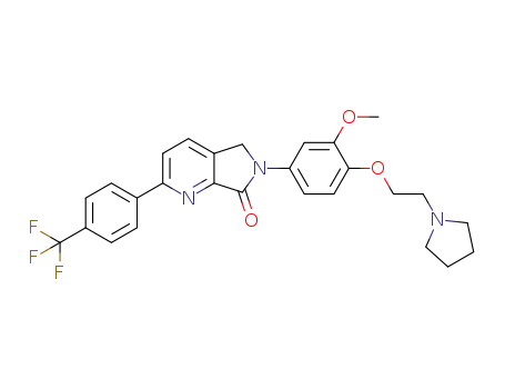 Molecular Structure of 1400664-17-6 (C<sub>27</sub>H<sub>26</sub>F<sub>3</sub>N<sub>3</sub>O<sub>3</sub>)