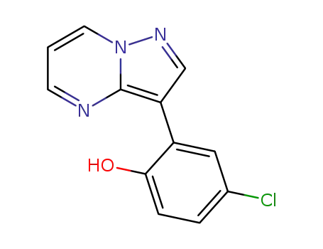 4-chloro-2-(pyrazolo[1,5-a]pyrimidin-3-yl)phenol