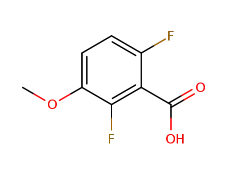 Molecular Structure of 886498-30-2 (2,6-DIFLUORO-3-METHOXYBENZOIC ACID)