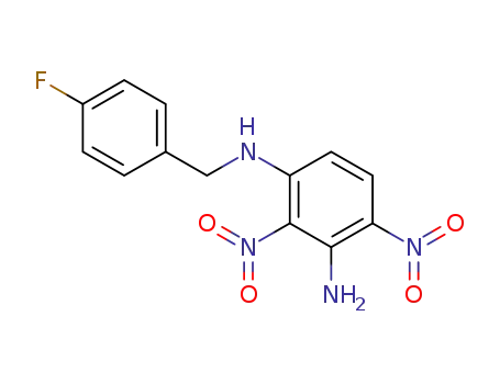 1,3-dinitro-2-amino-4-(4-fluorobenzyl)amino benzene