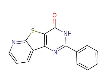 Molecular Structure of 371944-56-8 (2-phenylpyrido[3',2':4,5]thieno[3,2-d]pyrimidin-4(3H)-one)