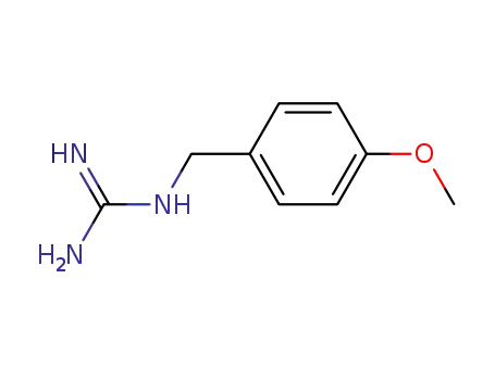 Molecular Structure of 46234-16-6 (N-(4-METHOXY-BENZYL)-GUANIDINE)