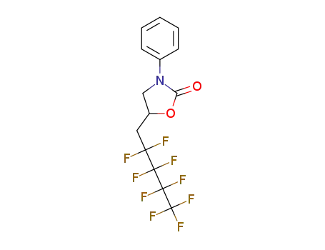5-(2,2,3,3,4,4,5,5,5-nonafluoropentyl)-3-phenyloxazolidin-2-one
