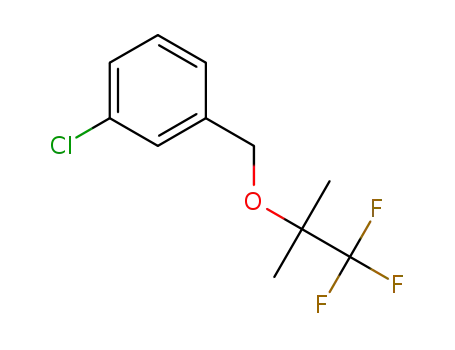 Molecular Structure of 1426408-89-0 (1-chloro-3-(2,2,2-trifluoro-1,1-dimethylethoxymethyl)benzene)