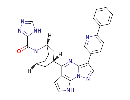 C<sub>29</sub>H<sub>25</sub>N<sub>9</sub>O