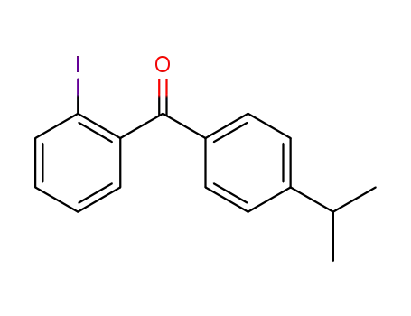 Molecular Structure of 951886-98-9 (2-IODO-4'-ISOPROPYLBENZOPHENONE)