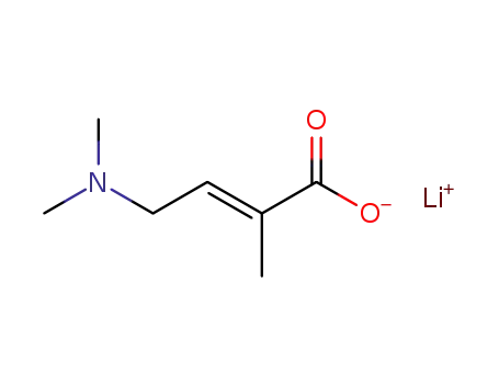 Molecular Structure of 1443237-64-6 (lithium (2E)-4-(dimethylamino)-2-methylbut-2-enoate)