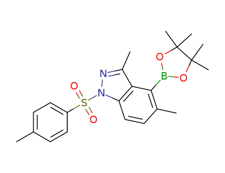 3,5-diMethyl-4-(4,4,5,5-tetraMethyl-1,3,2-dioxaborolan-2-yl)-1-tosyl-1H-indazole