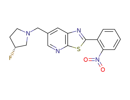 (R)-6-((3-fluoropyrrolidin-1-yl)methyl)-2-(2-nitrophenyl)thiazolo[5,4-b]pyridine