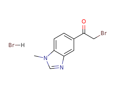2-Bromo-1-(1-methyl-1H-benzimidazol-5-yl)ethanone hydrobromide