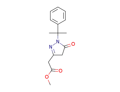 methyl 2-(5-oxo-1-(2-phenylpropan-2-yl)-4,5-dihydro-1H-pyrazol-3-yl)acetate