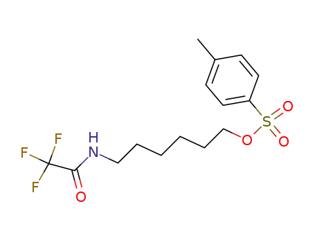 Molecular Structure of 51224-09-0 (Acetamide, 2,2,2-trifluoro-N-[6-[[(4-methylphenyl)sulfonyl]oxy]hexyl]-)