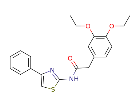 2-(3,4-diethoxyphenyl)-N-(4-phenylthiazol-2-yl)acetamide