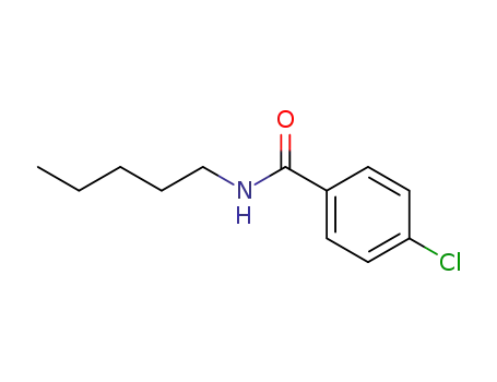Molecular Structure of 2447-86-1 (Benzamide, 4-chloro-N-pentyl-)