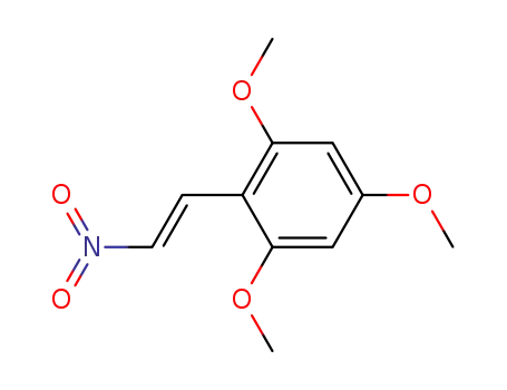Molecular Structure of 216433-58-8 (2,4,6-TRIMETHOXY-BETA-NITROSTYRENE, >95%)
